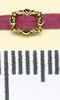 Hebilla decorada 4,5mmx3, dorada (p)